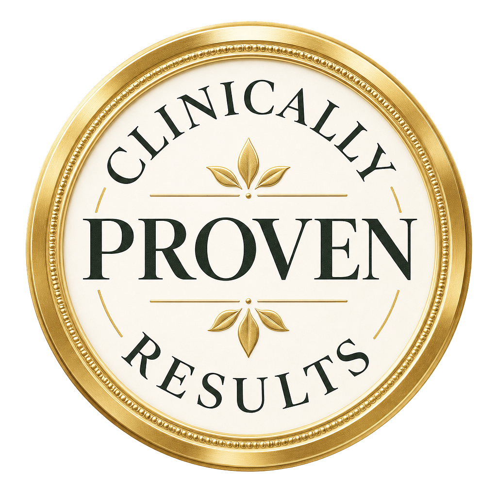 Clinical Proven results badge